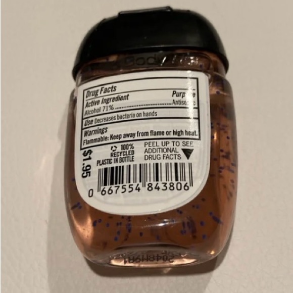 Bath and Body Works Champagne Toast Pocket Bac Hand gel (hand sanitizer) - Picture 3 of 3
